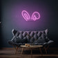 Bunny Ears Neon Light