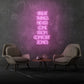 Great Things Never Come From Comfort Zones LED Neon Sign