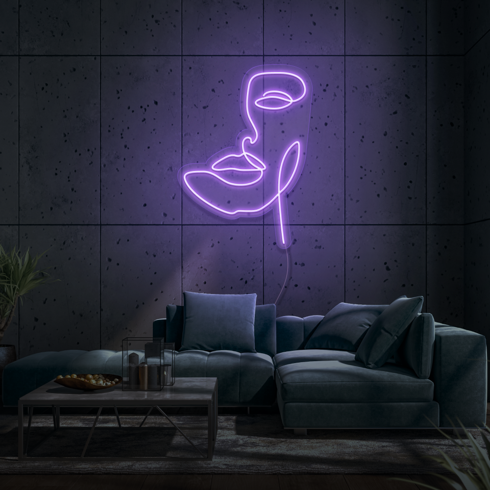 Face LED Neon Sign