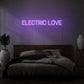 Electric Love Neon Light Writing