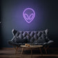Alien Head LED Neon Sign