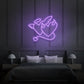 Angel And Devil Hearts LED Neon Sign
