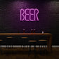 Beer Neon Light Writing