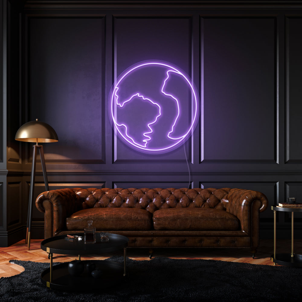 The Earth LED Neon Sign