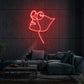Face with Glasses LED Neon Sign