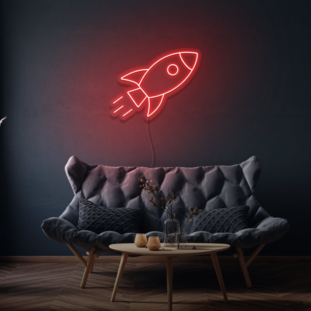 Rocket Neon Light