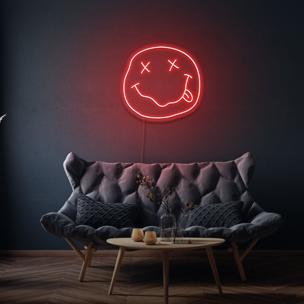 Knocked-Out Emoji LED Neon Sign