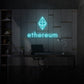 Ethereum Logo Neon Sign