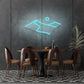 Desert Outline Neon Light