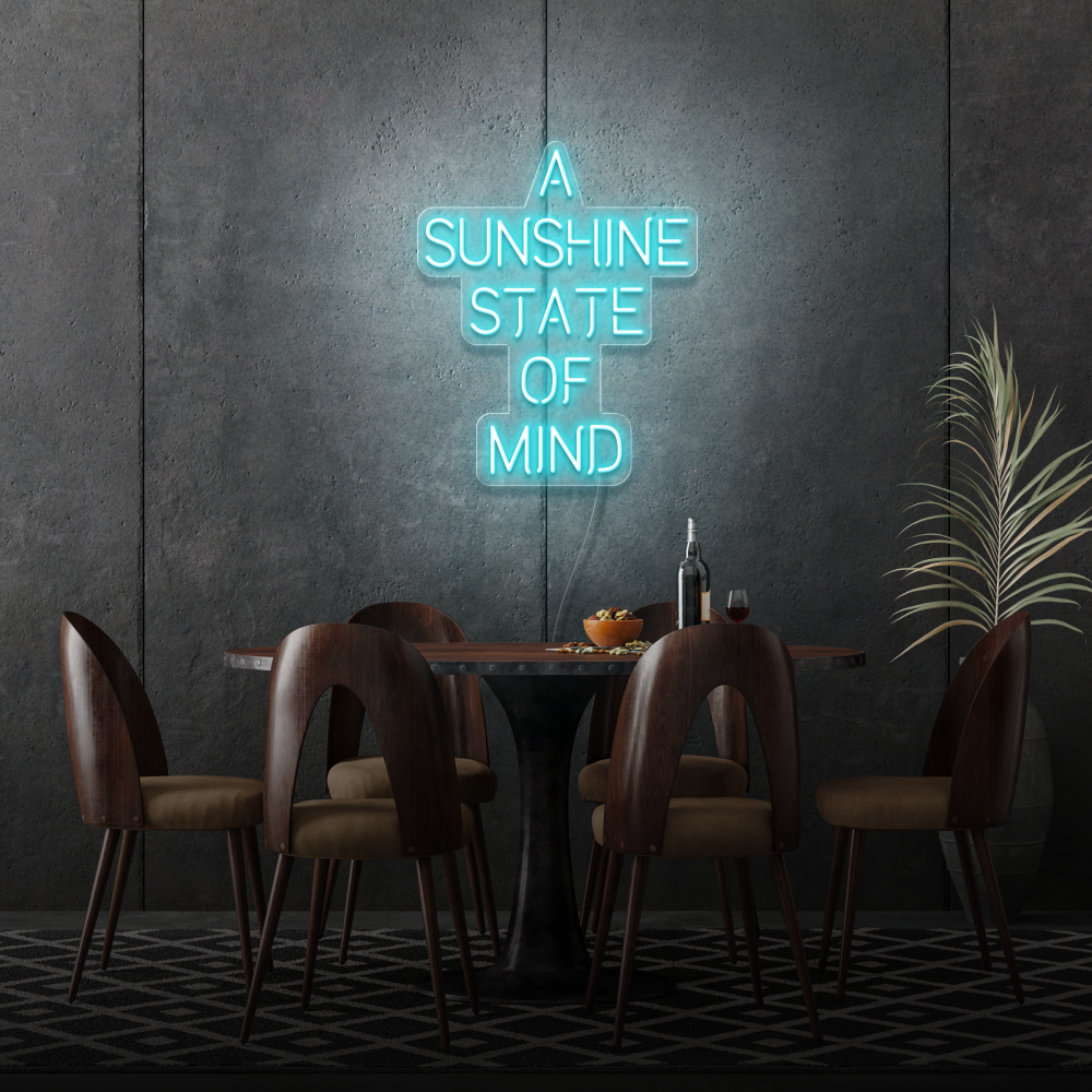 A Sunshine State of Mind LED Neon Sign