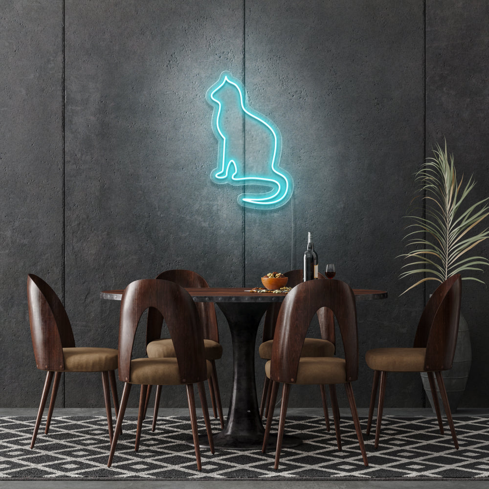 Cat Silhouette LED Neon Sign