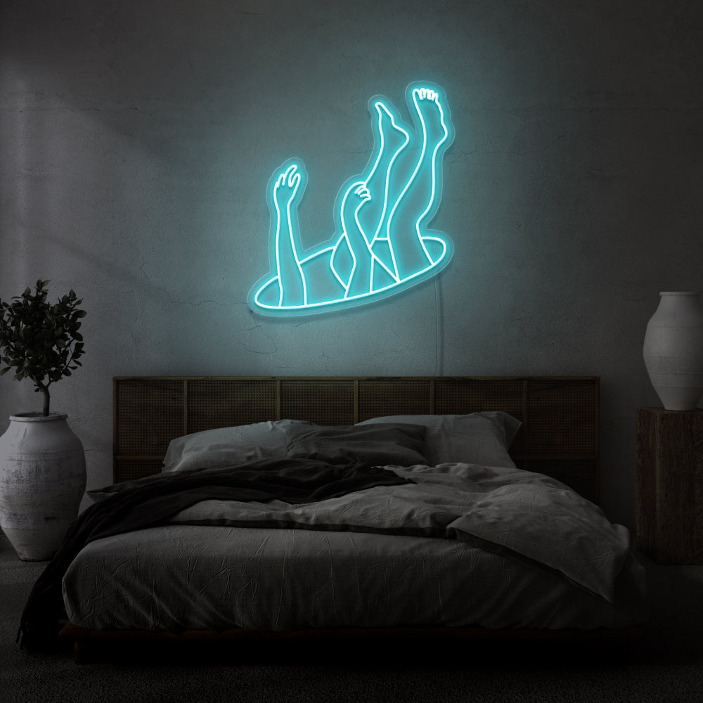 Falling Through A Hole Custom-made Neon Lighting