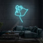 Face with Glasses LED Neon Sign