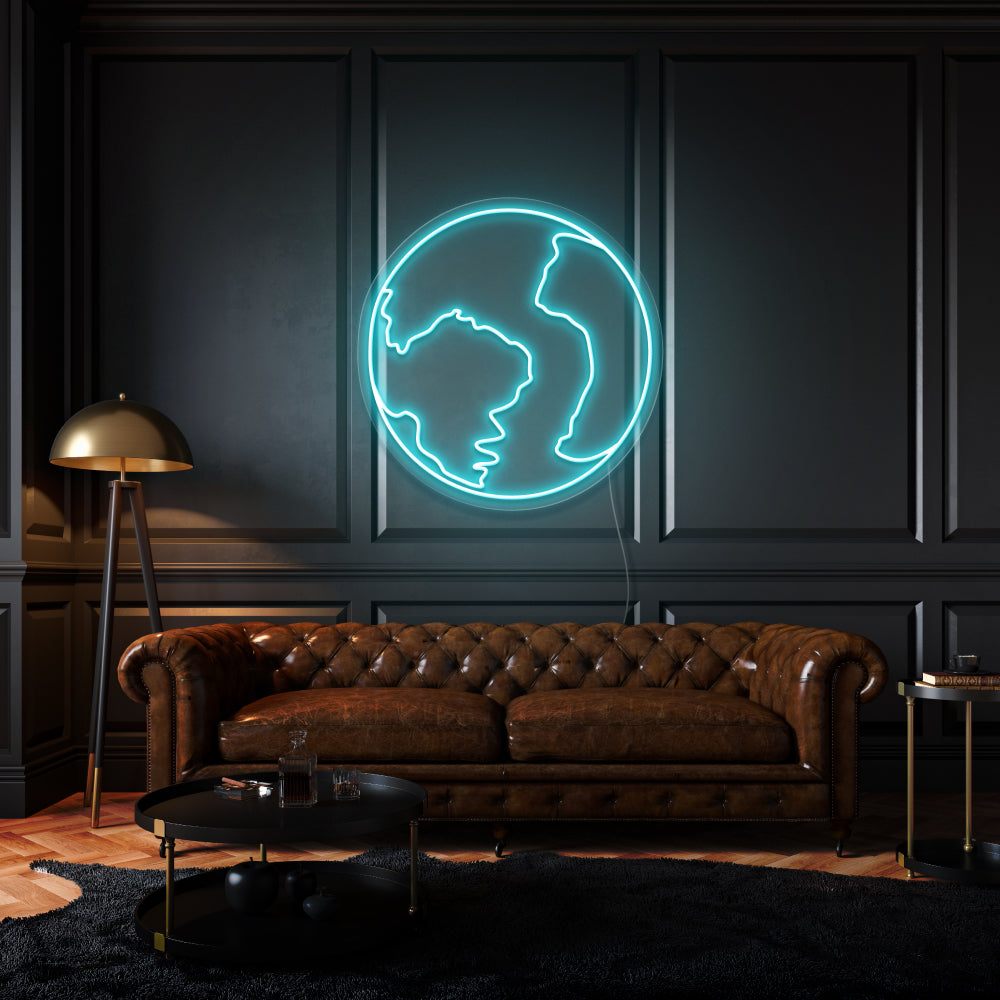 The Earth LED Neon Sign