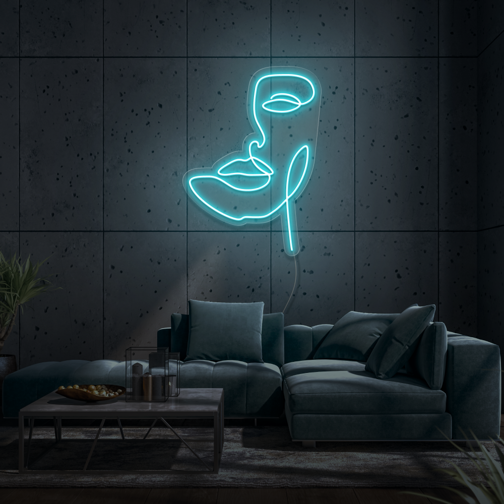 Face LED Neon Sign