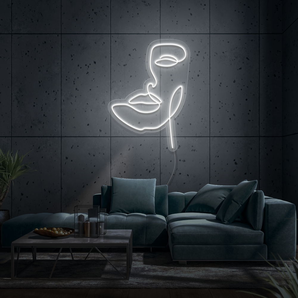 Face LED Neon Sign