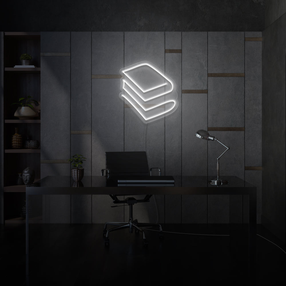 Books Room Neon Light