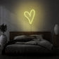 Neon Heart Light For Room