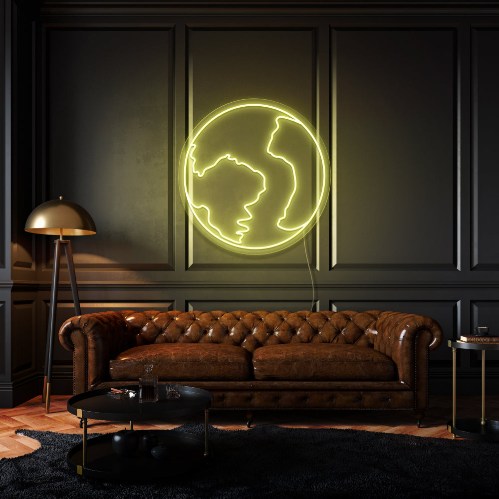 The Earth LED Neon Sign