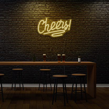 Cheers! LED Neon Writing