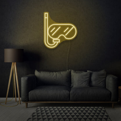 Diving Doggles LED Neon Sign