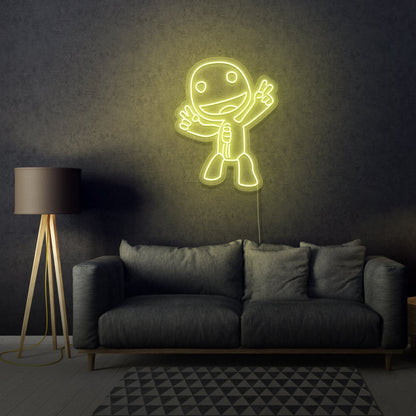 Silly Cartoon Neon Light For Room